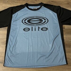 Men's Black and Blue Jersey